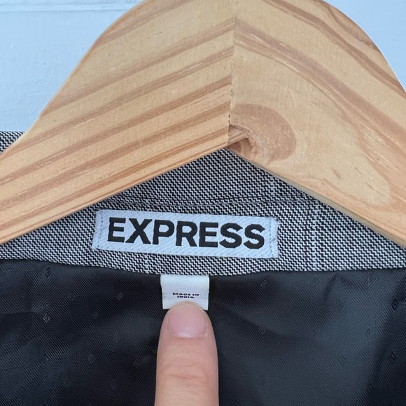 EXPRESS skinny fit, wool-blend, men’s Grey suit jacket and pants - Picture 10 of 10